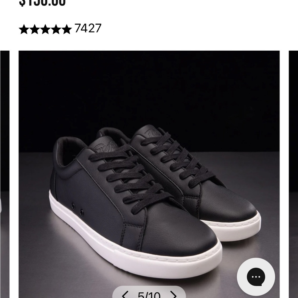 Fuego Black Leather Women’s Dance Sneakers